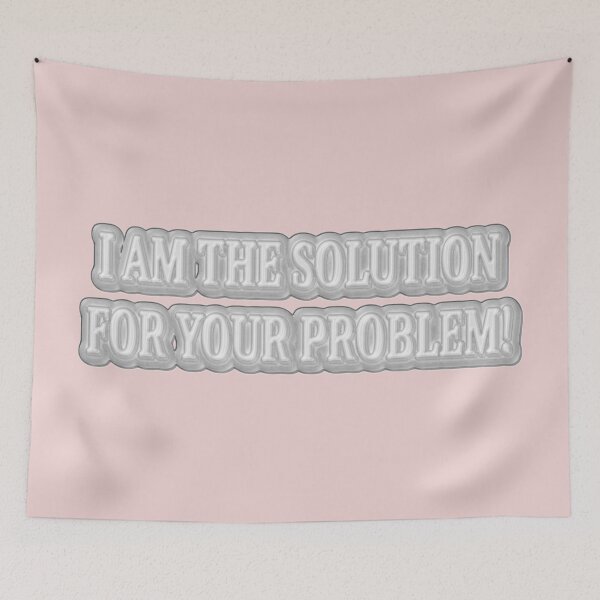 Item preview, Cute Artwork Design "I AM THE SOLUTION". Buy Now designed and sold by Health And Fitness Posts e-Store.
