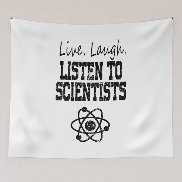 Item preview, Live Laugh Listen to Scientists designed and sold by RainbowPandas.