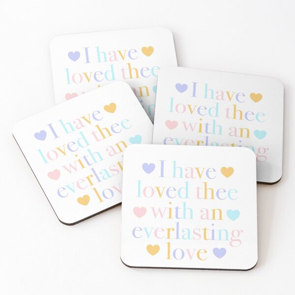 Item preview, I have loved thee with an everlasting love  designed and sold by Handdrawnbyzoe.