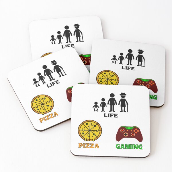 Item preview, Pizza And Gaming T-ShirtLife, Pizza And Gaming designed and sold by DownConer.