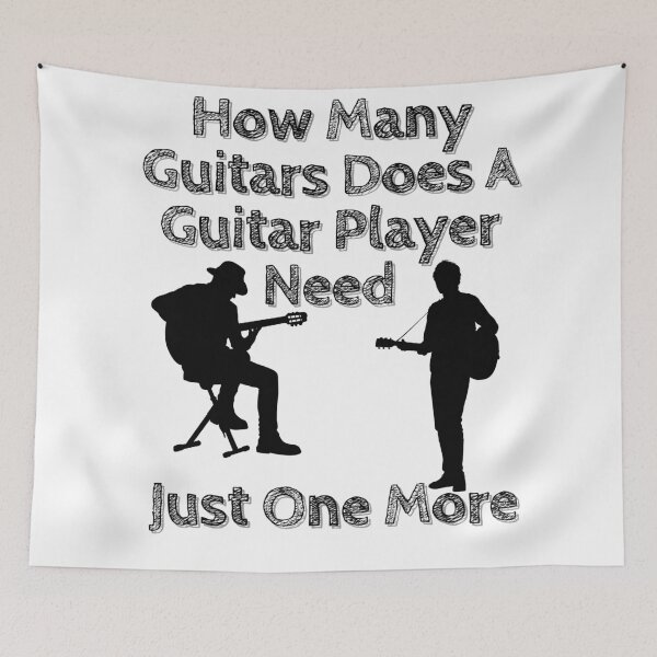 Item preview,  How Many Guitars Does A Guitarist Need Just One More  | Guitar Player Gift | Musician | Music Lover | Music Teacher designed and sold by Alexa5454.
