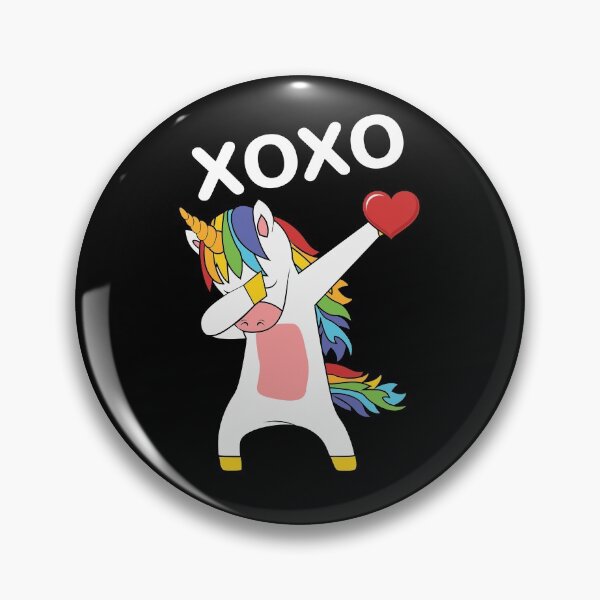Item preview, Valentines Day Dabbing Unicorn - XOXO Hearts designed and sold by NadyaCC.