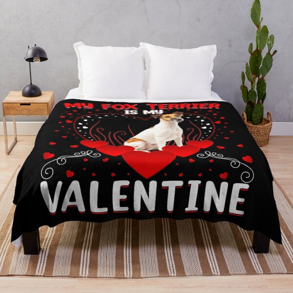 Item preview, Fox Terrier Is My Valentine Fox Terrier Dog Valentine_s Day designed and sold by MichaelZaloga.