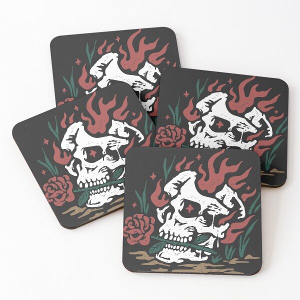 Item preview, Burning Skull designed and sold by machmigo.
