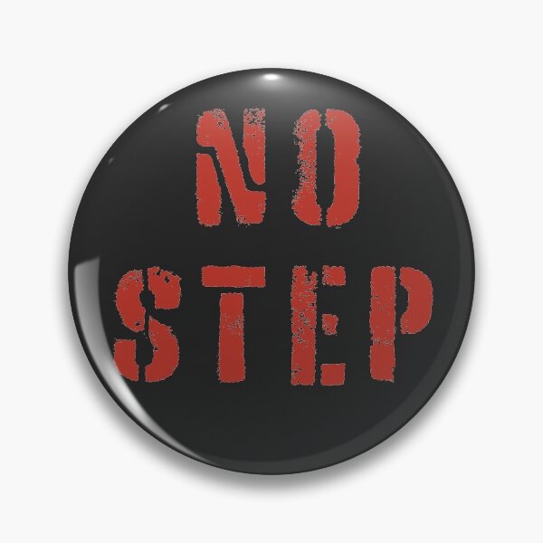 Item preview, NO STEP in Red designed and sold by ReaperShoppe.