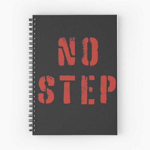 Item preview, NO STEP in Red designed and sold by ReaperShoppe.