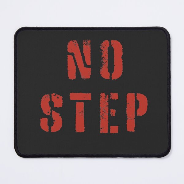 Item preview, NO STEP in Red designed and sold by ReaperShoppe.