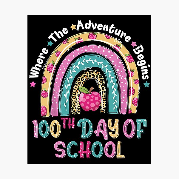 Item preview, 100th Day Of School Teacher - 100 Days Smarter Rainbow designed and sold by lytainhan89.