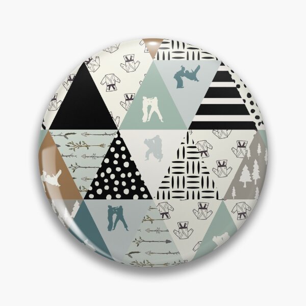 Item preview, Triangles Pattern Judo designed and sold by MobertsonArt.