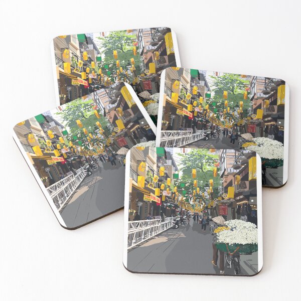 Item preview, Old Town Hanoi Street Vietnam designed and sold by LaynsLeaf.