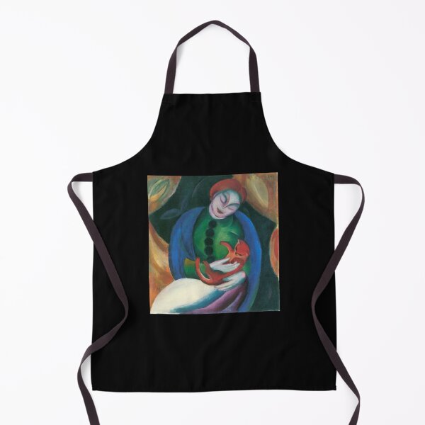 Item preview, 'Girl With A Cat II' by Franz Marc (Reprint) designed and sold by Classic Visions Gallery.