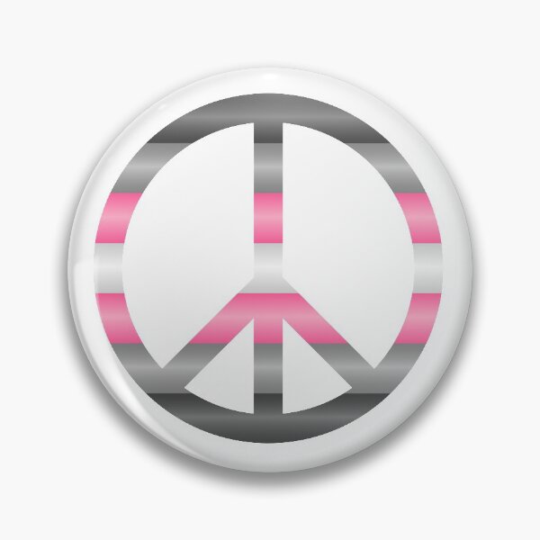 Item preview, Peace and Demigirl Pride #1 designed and sold by NovotnyDesigns.