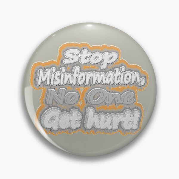 Item preview, Cute Expression Design "Stop Misinformation". Buy Now designed and sold by Health And Fitness Posts e-Store.
