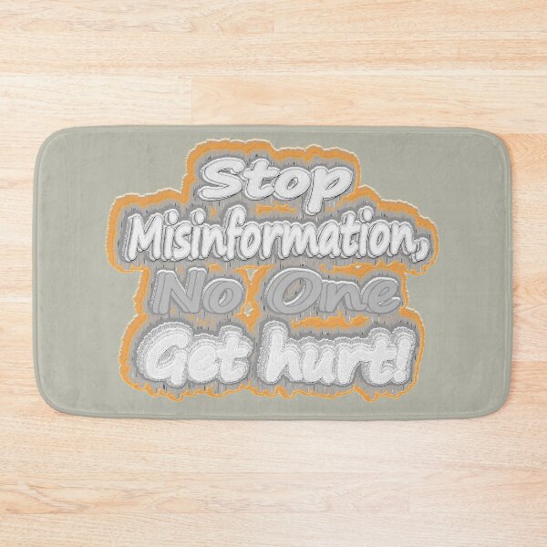 Item preview, Cute Expression Design "Stop Misinformation". Buy Now designed and sold by Health And Fitness Posts e-Store.