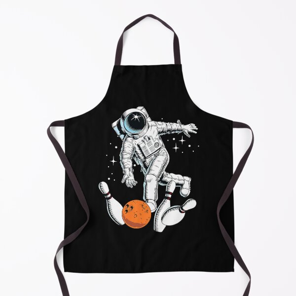 Item preview, Cool Space Astronaut Playing Bowling Graphic Designs Fun designed and sold by LemmikkiBadley.