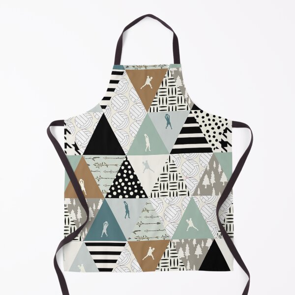 Item preview, Triangles Pattern Netball designed and sold by MobertsonArt.