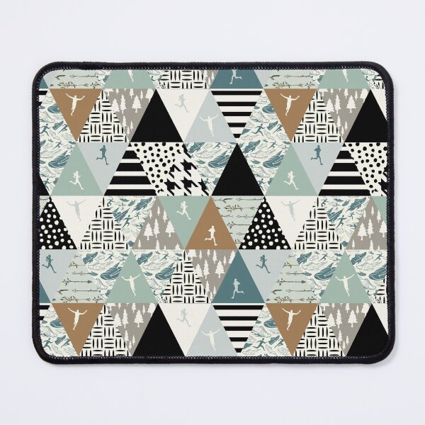 Item preview, Triangles Pattern Running designed and sold by MobertsonArt.