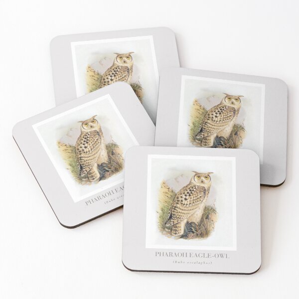 Item preview, Beautiful Pharaoh Eagle-Owl Vintage Print (modified from original) designed and sold by TheCurators.