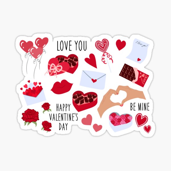 Chrome heart shape stickers Sticker for Sale by Tanuja Sharma