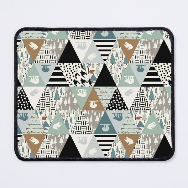 Item preview, Triangles Pattern Sloth designed and sold by MobertsonArt.
