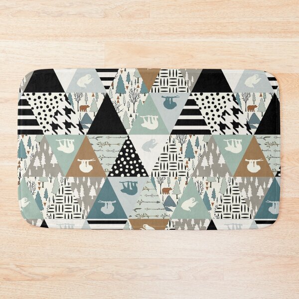 Item preview, Triangles Pattern Sloth designed and sold by MobertsonArt.