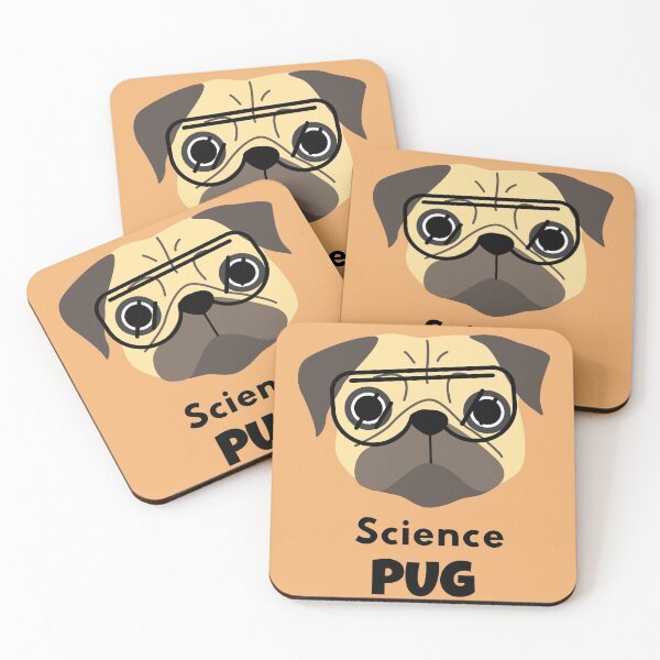 Item preview, Science Dog-Pug Gift designed and sold by BronikowskiART.