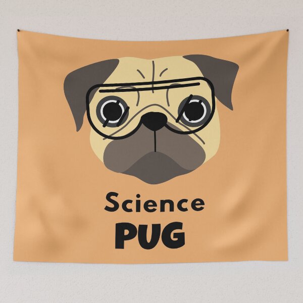 Item preview, Science Dog-Pug Gift designed and sold by BronikowskiART.
