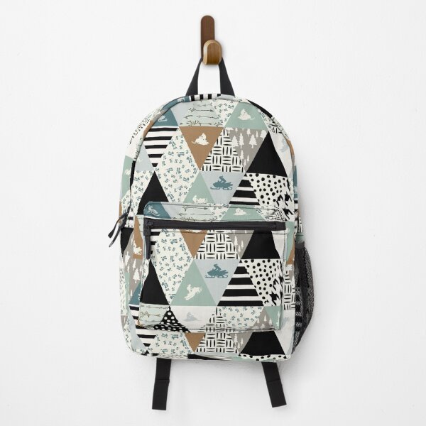 Item preview, Triangles Pattern Snowmobile designed and sold by MobertsonArt.