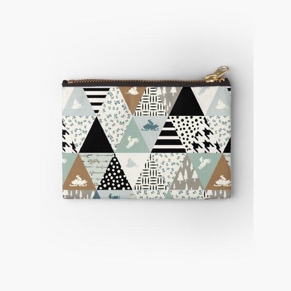 Item preview, Triangles Pattern Snowmobile designed and sold by MobertsonArt.
