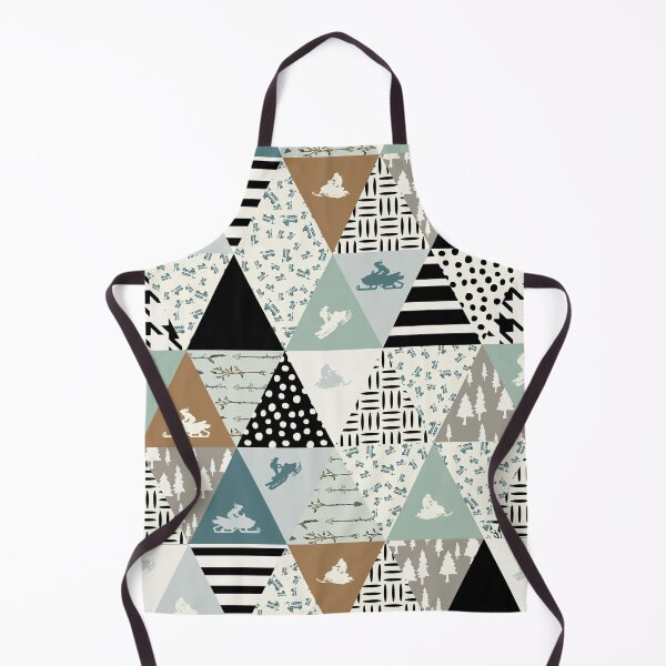 Item preview, Triangles Pattern Snowmobile designed and sold by MobertsonArt.