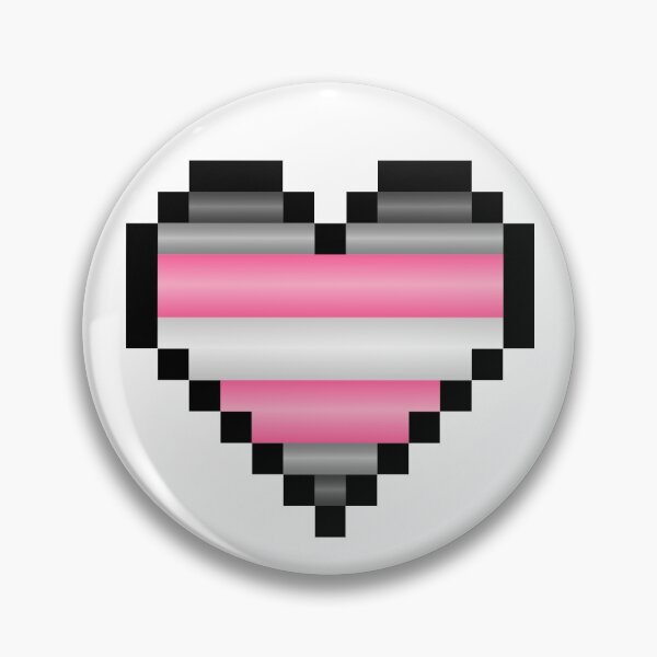 Item preview, Demigirl Pride Heart #1 designed and sold by NovotnyDesigns.