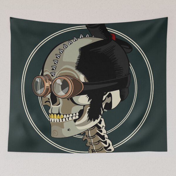Item preview, Samurai skull designed and sold by Akira-31.