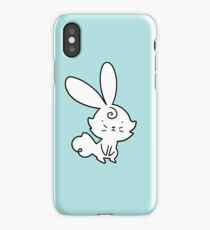 Cute White Bunny iPhone Case