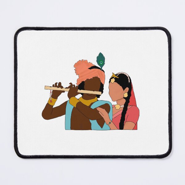 Item preview, Krishna and Radha Romantic Art designed and sold by BeryPink.