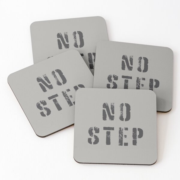 Item preview, No Step in Dark Grey designed and sold by ReaperShoppe.