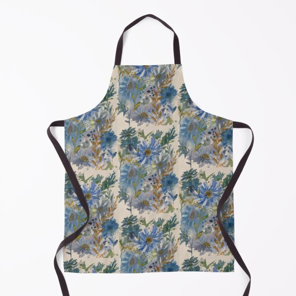 Item preview, Flowers blue by designed and sold by burklundl.