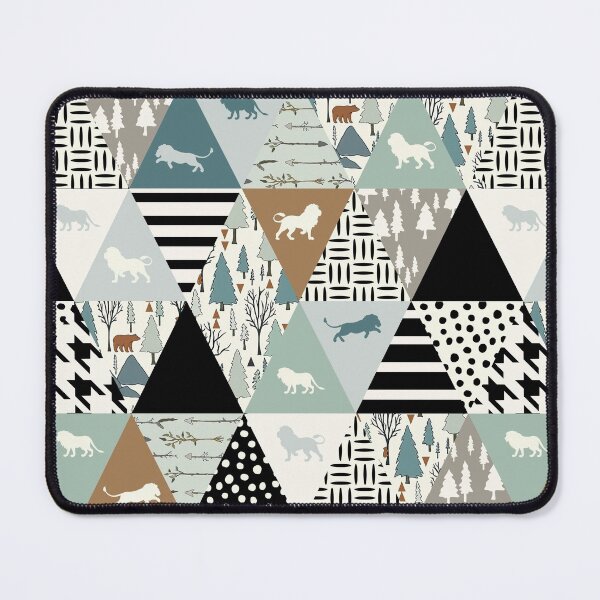 Item preview, Lion Triangle Shape Pattern  designed and sold by VickyCloset.