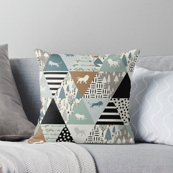 Item preview, Lion Triangle Shape Pattern  designed and sold by VickyCloset.