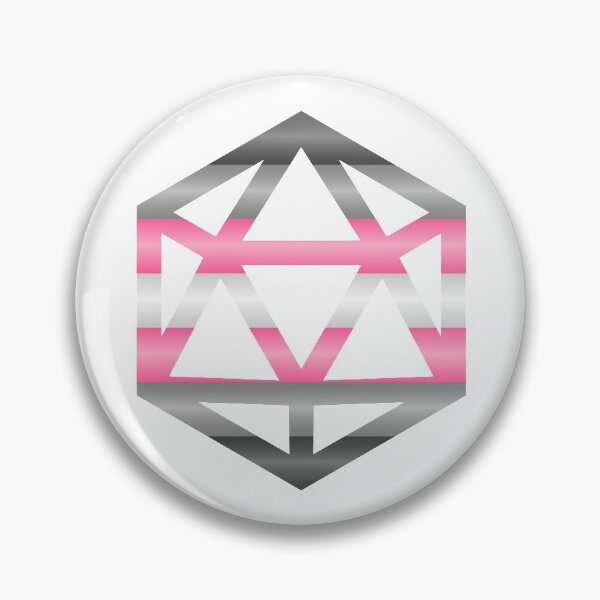 Item preview, Demigirl Pride Flag D20 designed and sold by NovotnyDesigns.