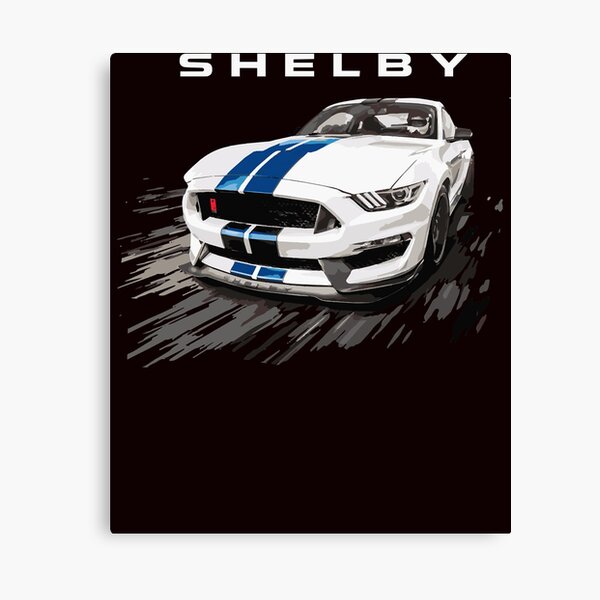 Shelby Ford Mustang GT 350 3.2 Wall Art Canvas Picture Print 