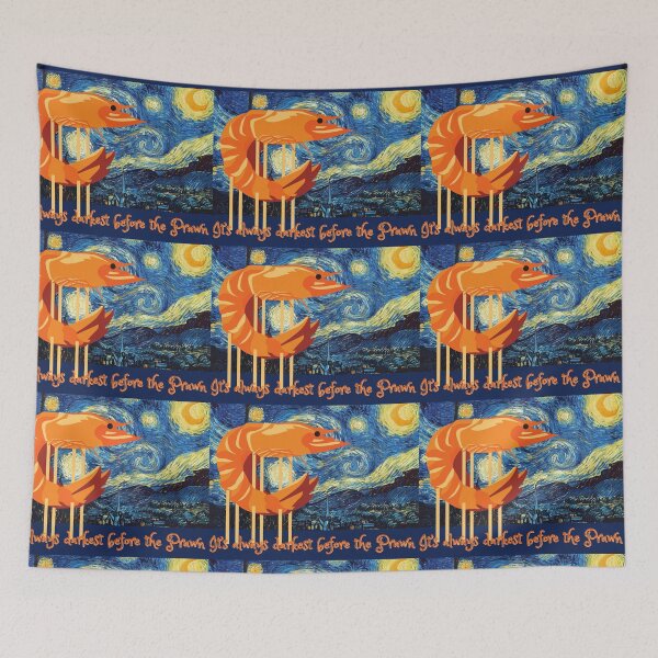 Item preview, It’s always darkest before the prawn Big Prawn design  designed and sold by Container  of Dreams.