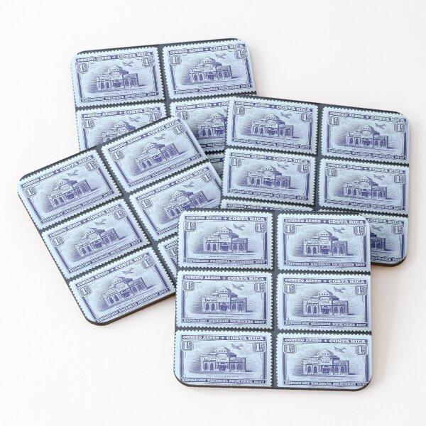 Item preview, National Bank of Costa Rica Vintage Postage Stamp designed and sold by Factory57.