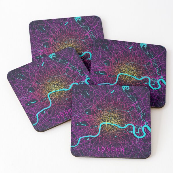 Item preview, London City Map of England - Neon designed and sold by deMAP.