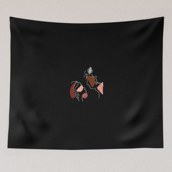 Item preview,  Krishna and Radha Abstract Art designed and sold by BeryPink.