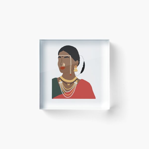 Item preview, Indian Bride - Marathi designed and sold by aachalgunda.