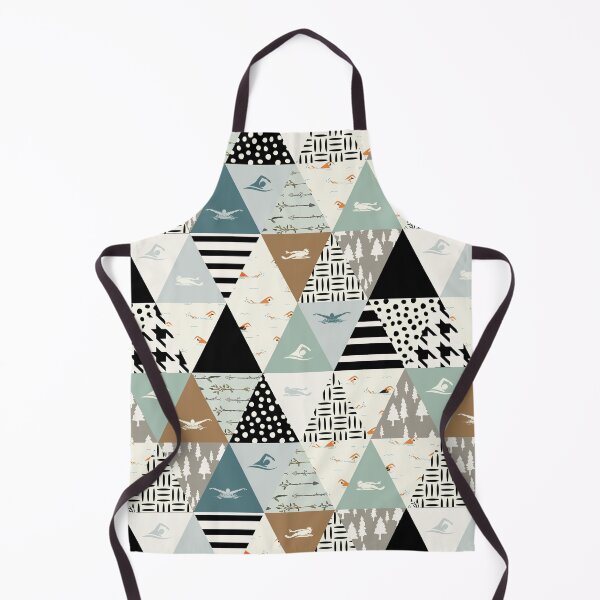 Item preview, Swimming Triangle Shape Pattern designed and sold by VickyCloset.