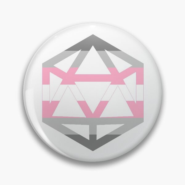 Item preview, Demigirl Pride Flag D20 designed and sold by NovotnyDesigns.
