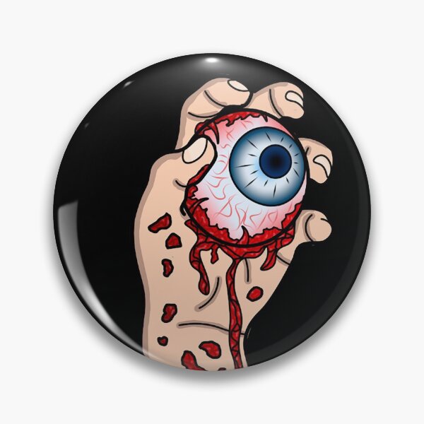 Item preview, Eye creepy (red) designed and sold by PaintedGlass.