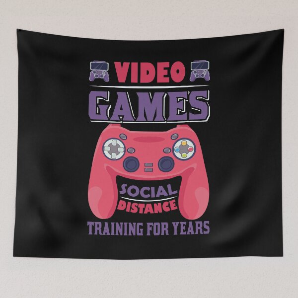 Item preview, Video Games Social Distance Training For Years designed and sold by UglyBoyDesign.