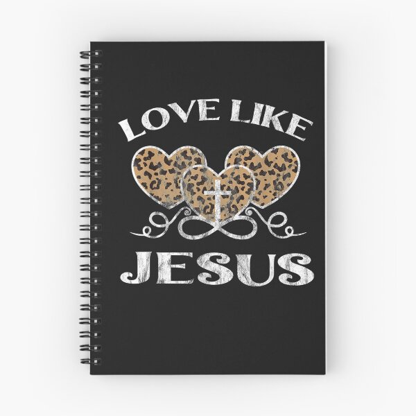 Item preview, Valentine Day Christian Gift Cheetah Leopard Love Like Jesus T-Shirt designed and sold by Blank-Branson.